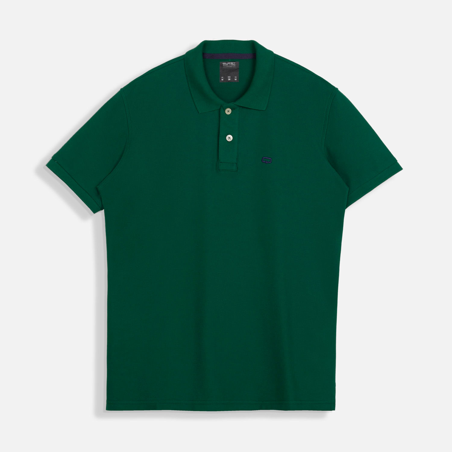 Polo Slim Color Verde Para Hombre