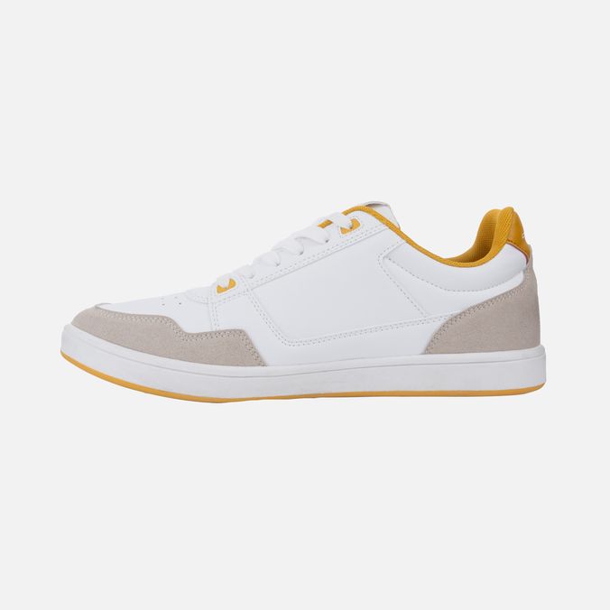 Zapatos Tenis Color Blanco Blanco Para Hombre