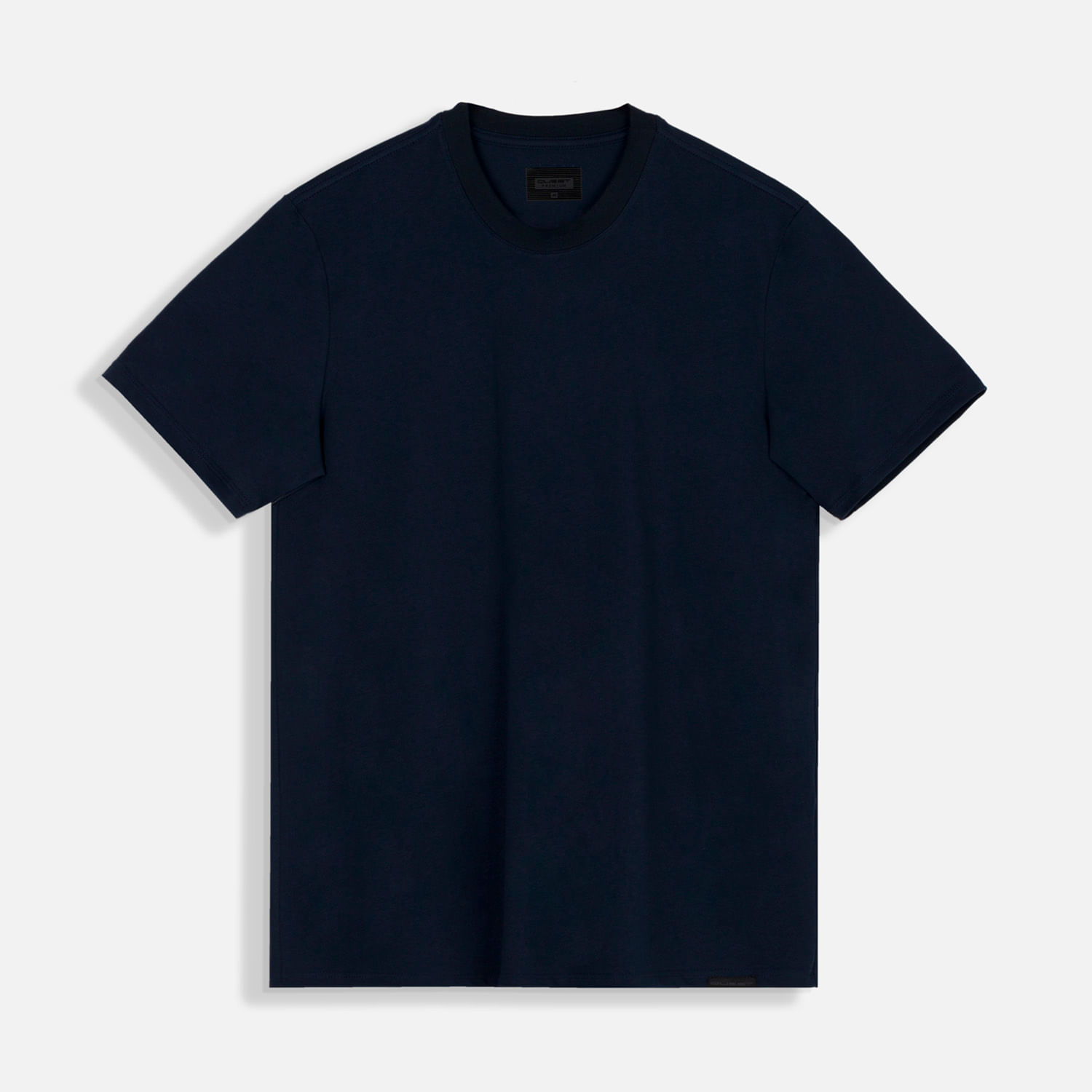 Camiseta Premium Manga Corta Color Azul Oscuro Para Hombre