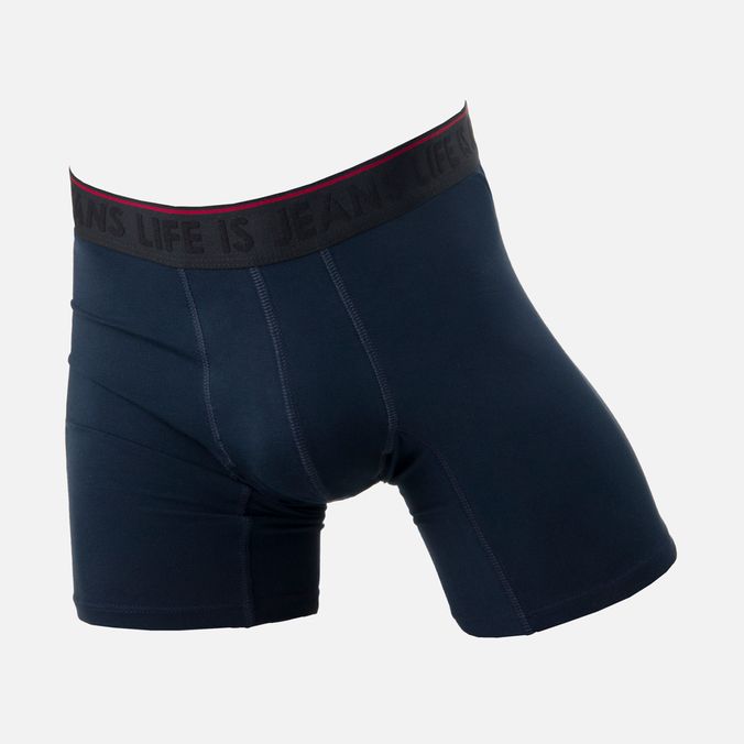 Ropa Interior Boxer Color Azul Oscuro Para Hombre