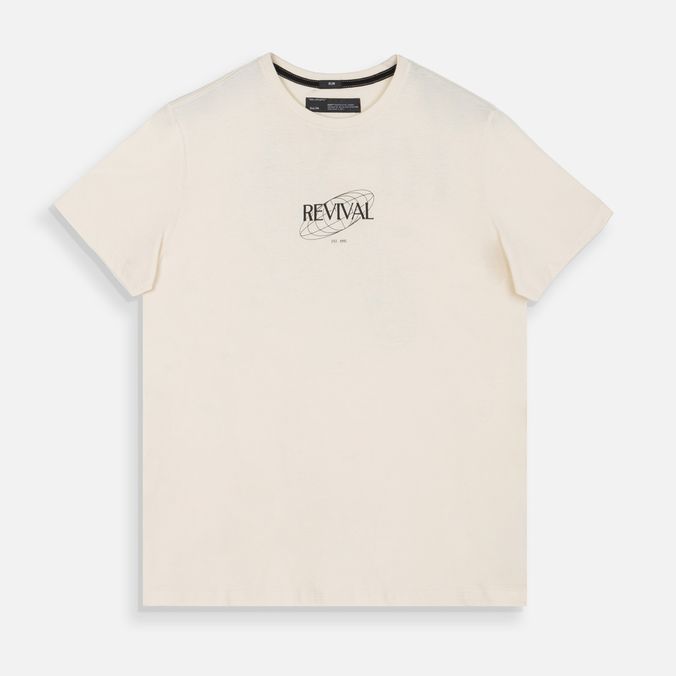 Camiseta Estampado Localizado Color Whitecap Gray Para Hombre
