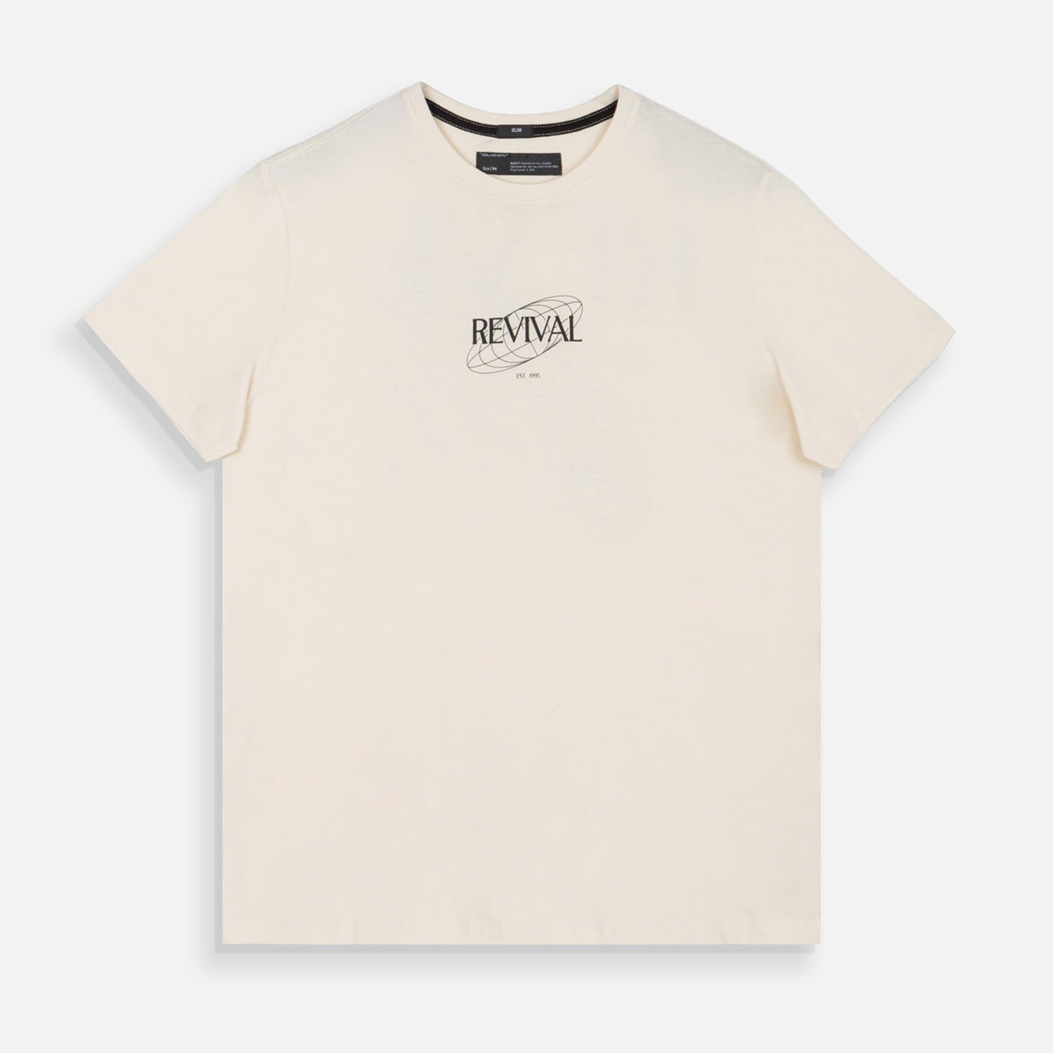 Camiseta Estampado Localizado Color Whitecap Gray Para Hombre