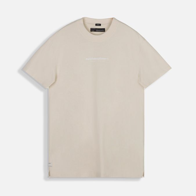 Camiseta Manga Corta Color Whitecap Gray Para Hombre