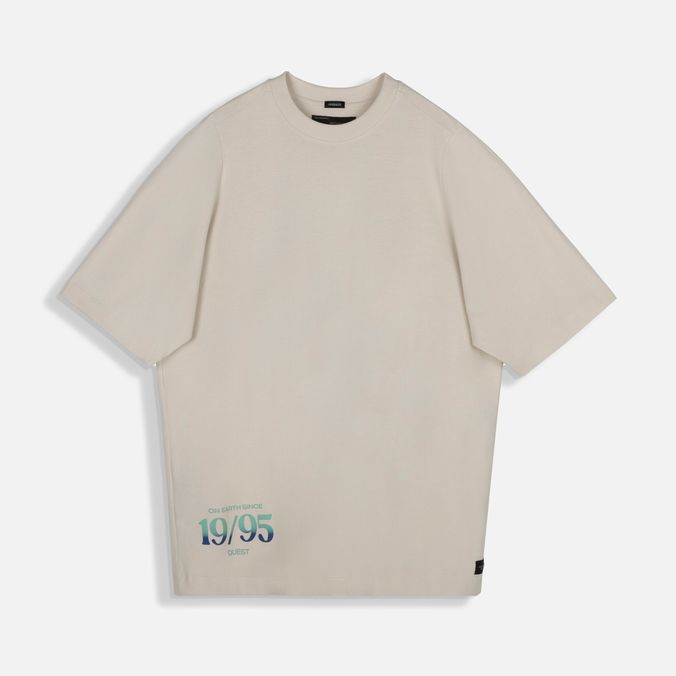 Camiseta Manga Corta Color Whitecap Gray Para Hombre