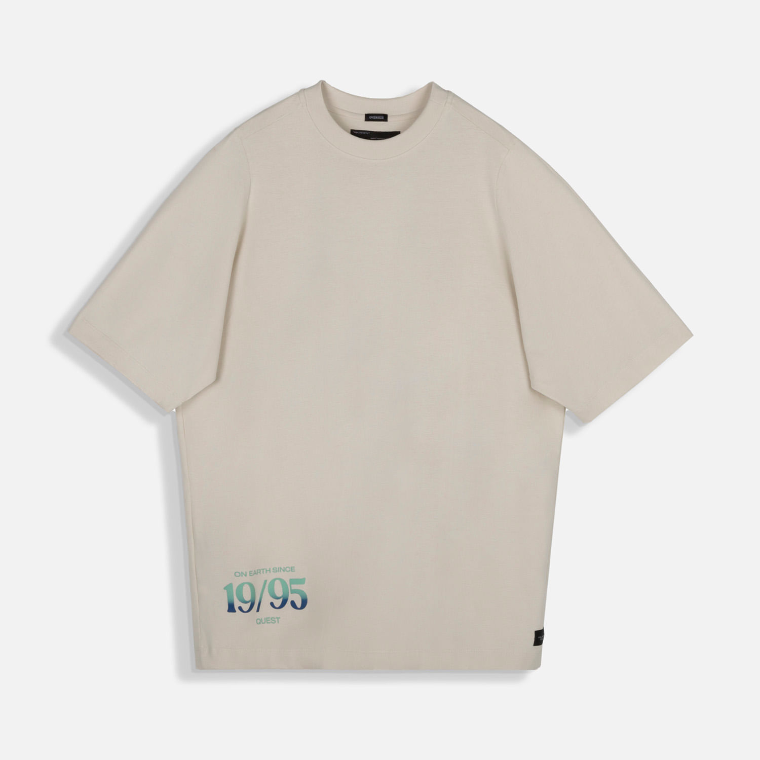 Camiseta Manga Corta Color Whitecap Gray Para Hombre