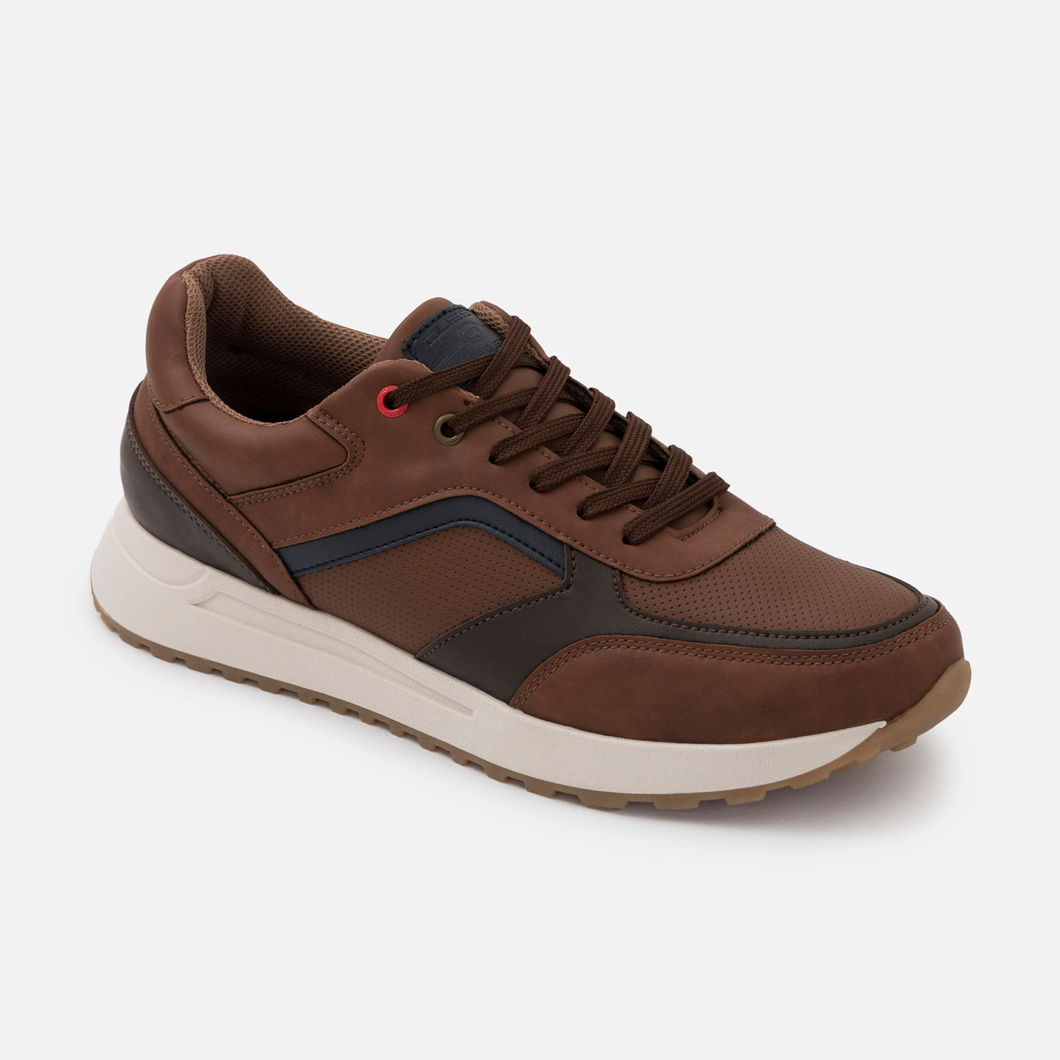 Zapatos Casual Formal Color Café Para Hombre
