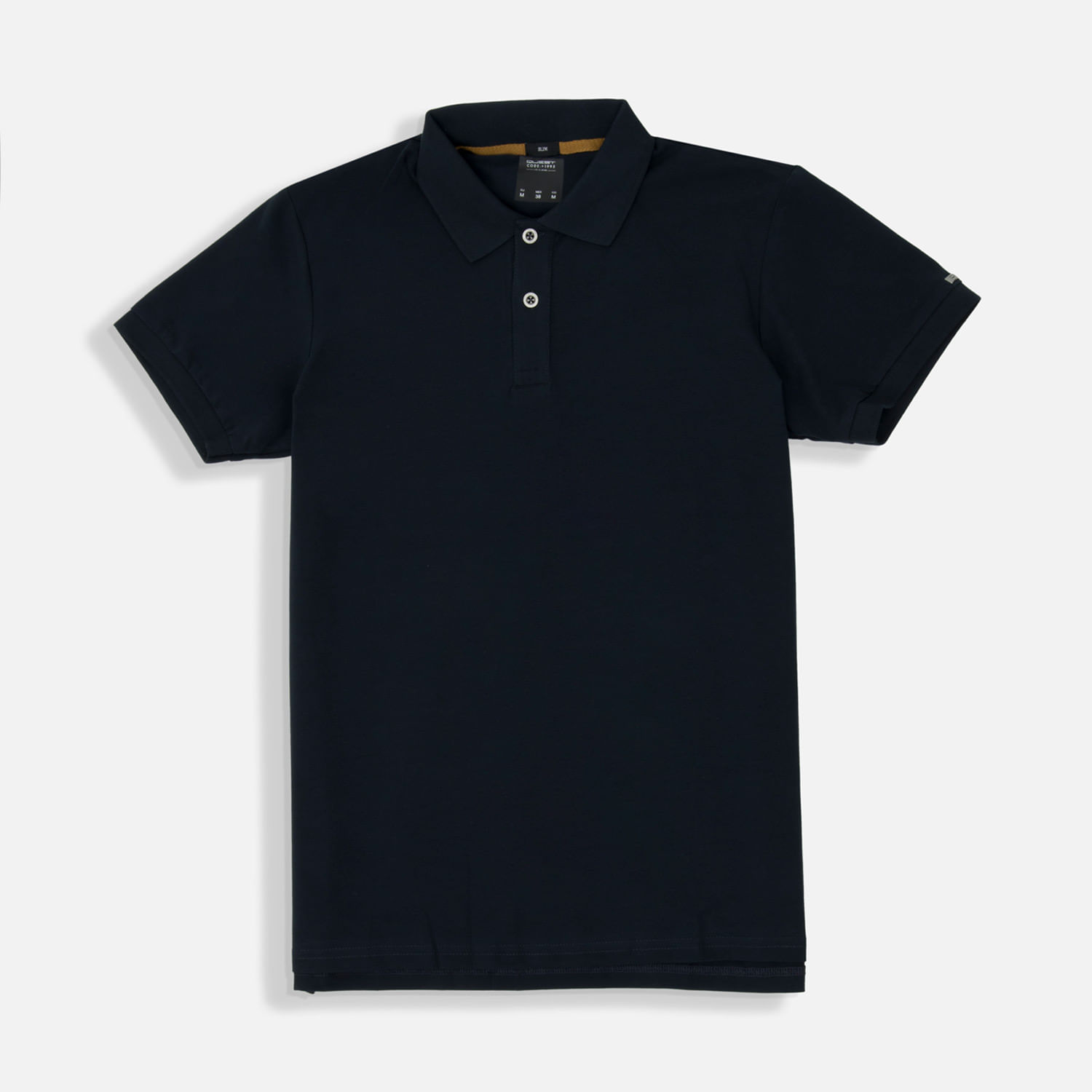 Polo Manga Corta Color Azul Noche Para Hombre