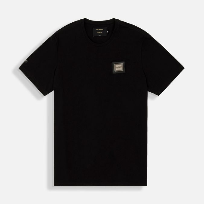 Camiseta Premium Manga Corta Color Negro Para Hombre