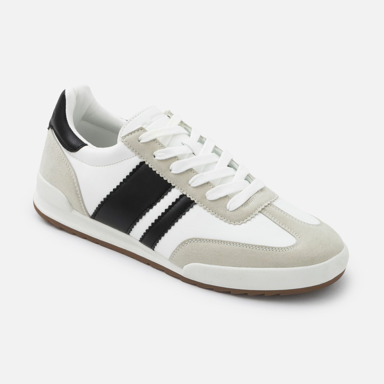 Zapatos Casual Color Blanco Blanco Para Hombre