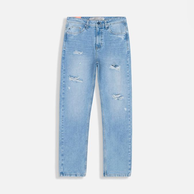 Jean Loose Color Azul Claro Para Hombre