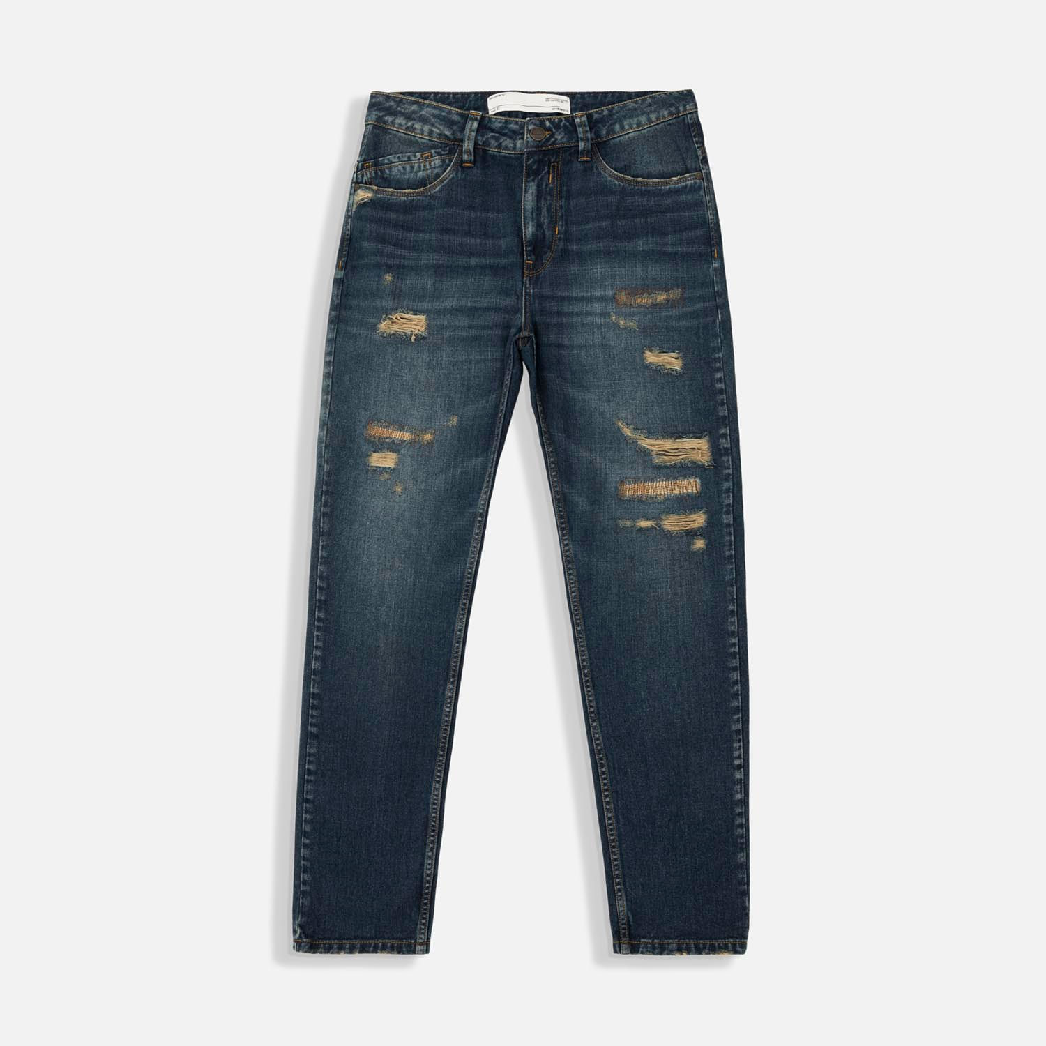 Jean Regular Color Azul Oscuro Para Hombre