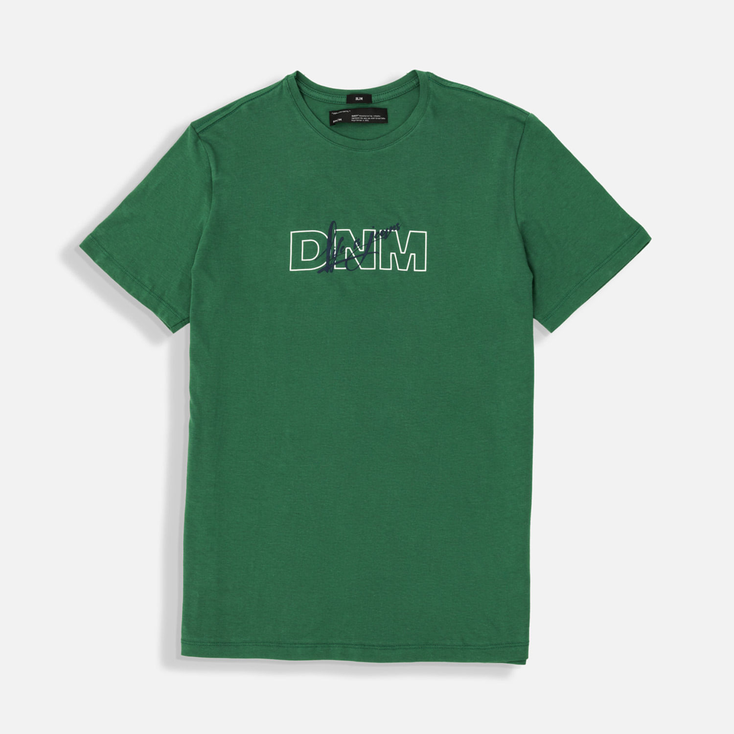 Camiseta Estampado Localizado Color Verde Para Hombre
