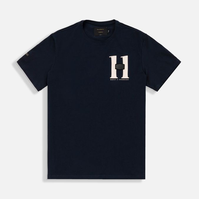 Camiseta Premium Manga Corta Color Azul Oscuro Para Hombre