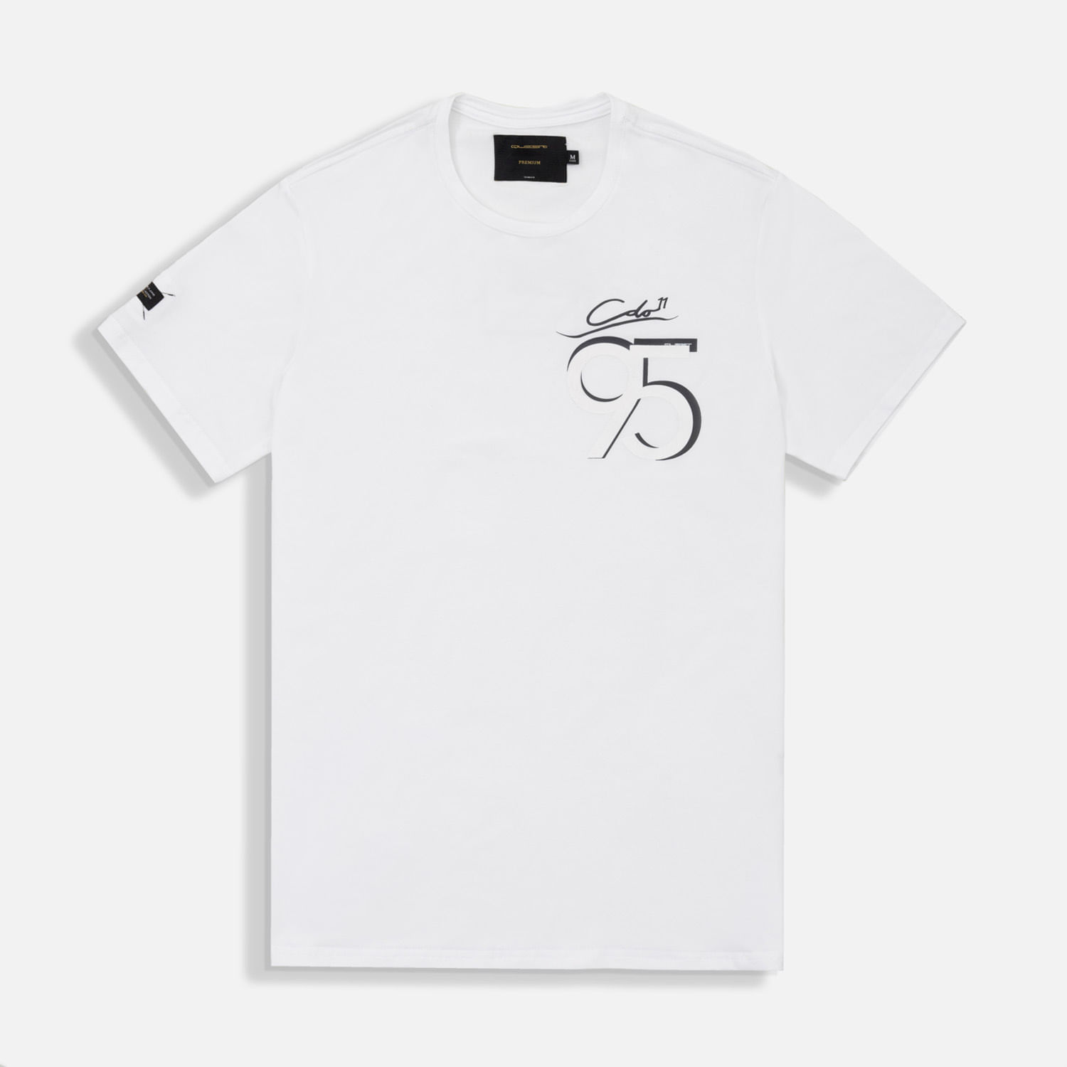 Camiseta Premium Manga Corta Color Blanco Para Hombre