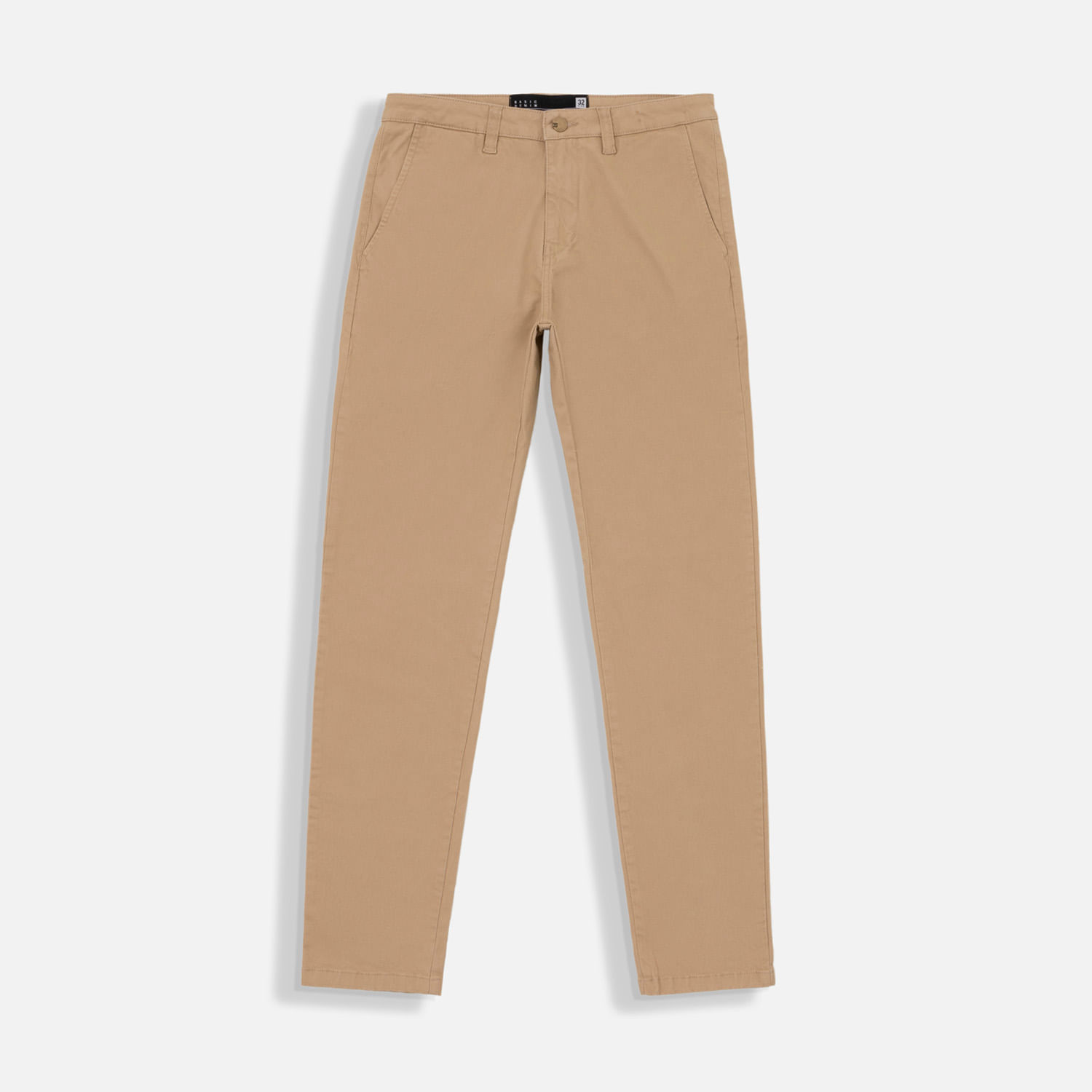 Pantalon Tipo Chino Color Beige Para Hombre