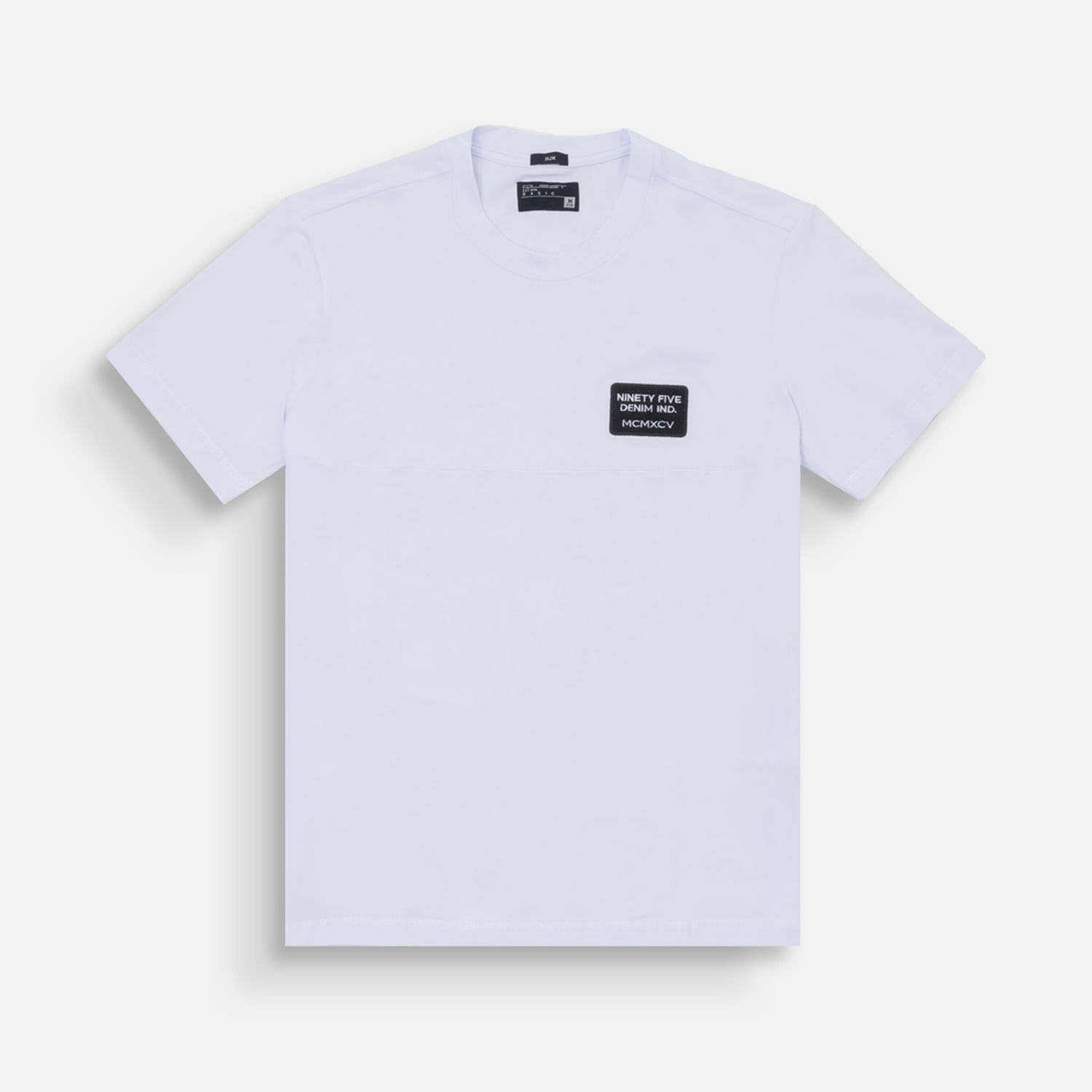 Camiseta Manga Corta Color Blanco Para Hombre