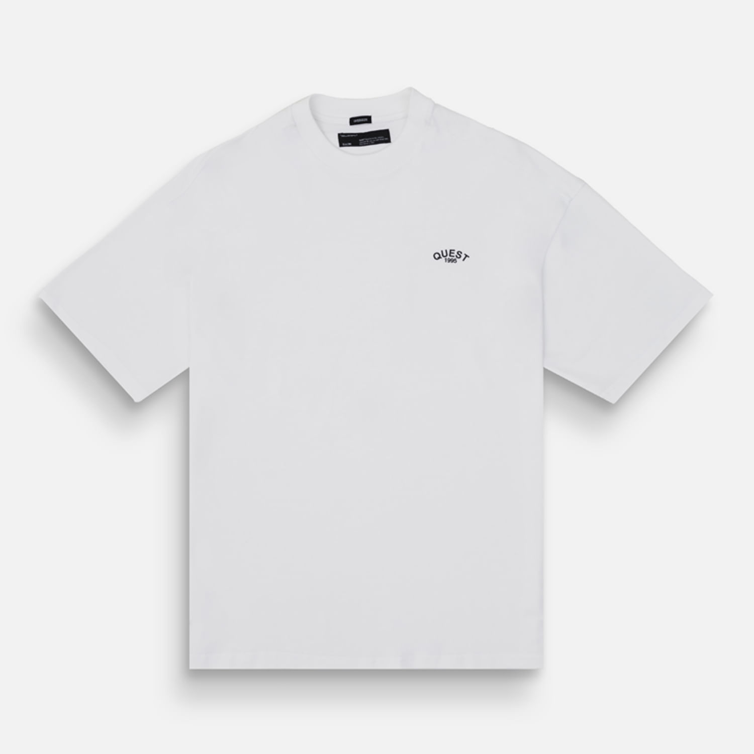 Camiseta Manga Corta Color Blanco Blanco Para Hombre