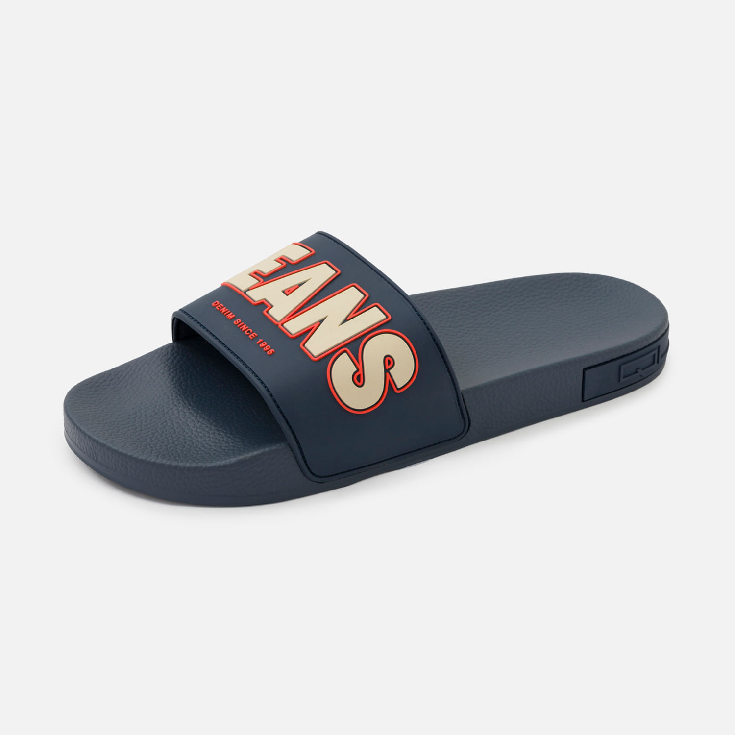 Sandalias Tipo Pala Color Azul Oscuro Para Hombre