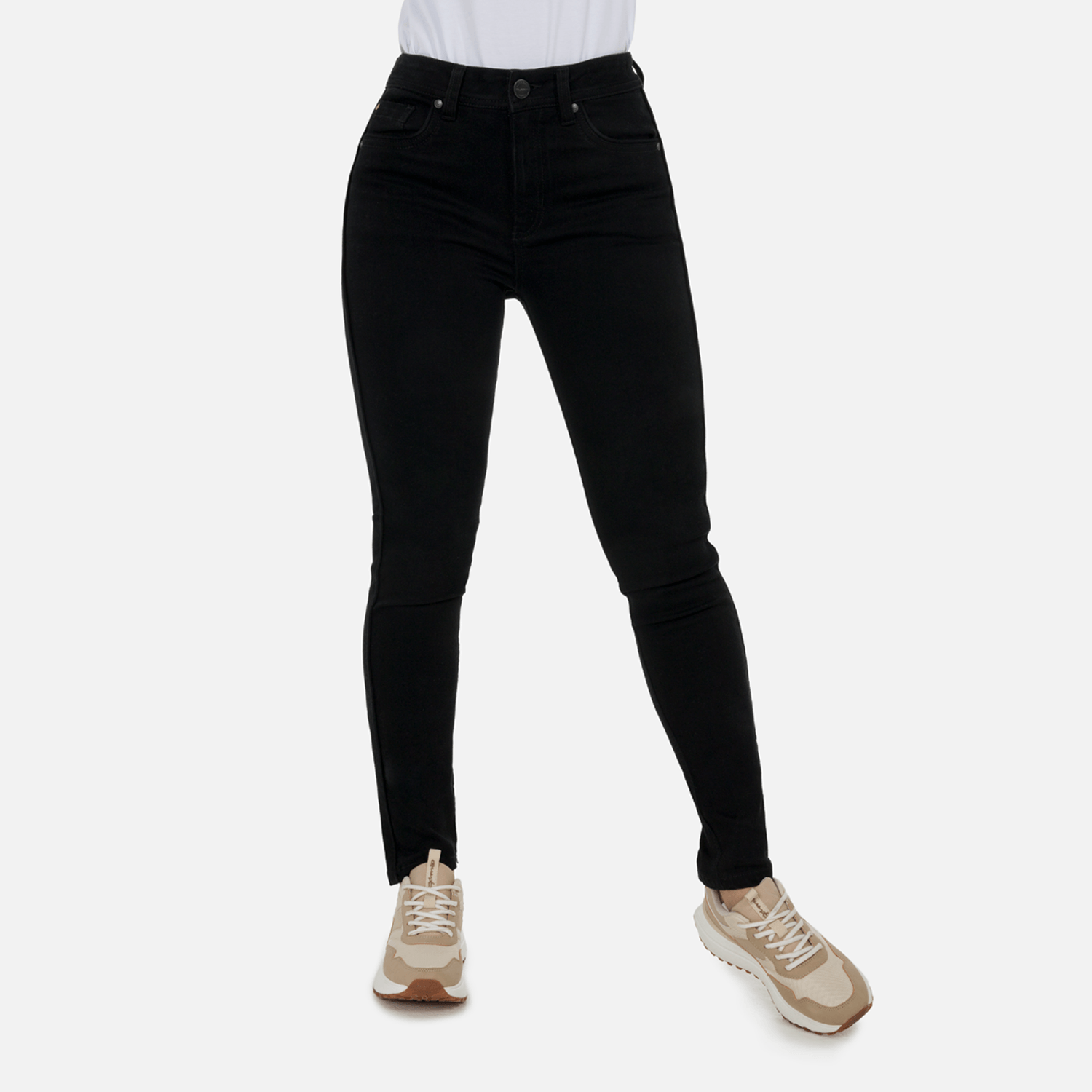 Jean Skinny Color Negro Para Mujer