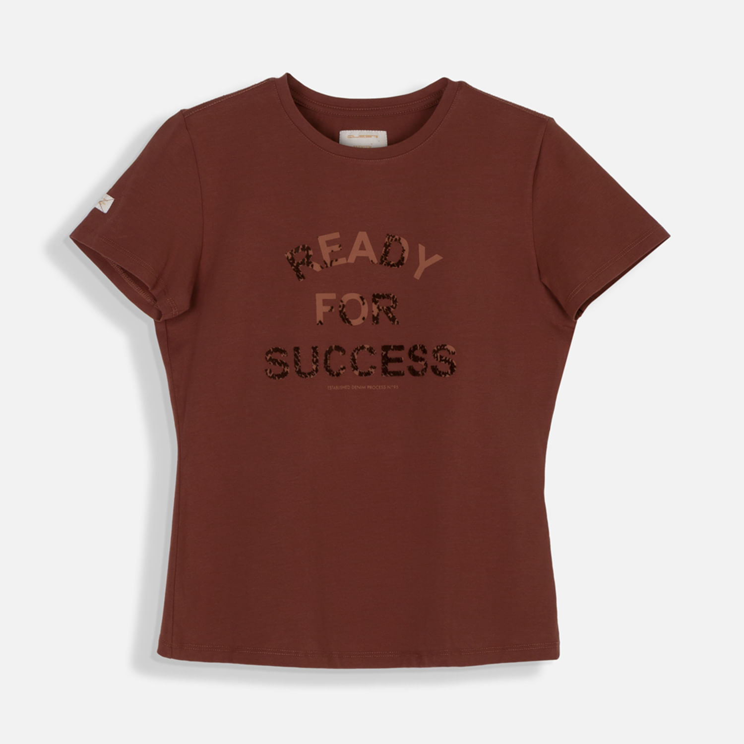Camiseta Premium Manga Corta Color Brunette Para Mujer