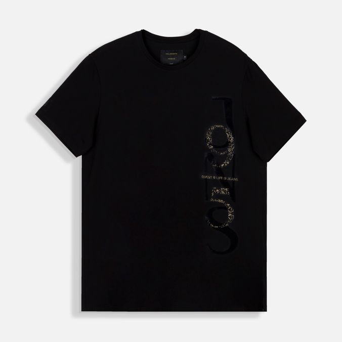Camiseta Premium Manga Corta Color Negro Para Hombre