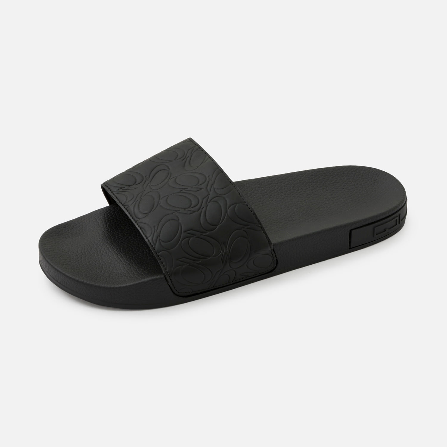 Sandalias Tipo Pala Color Negro Para Hombre
