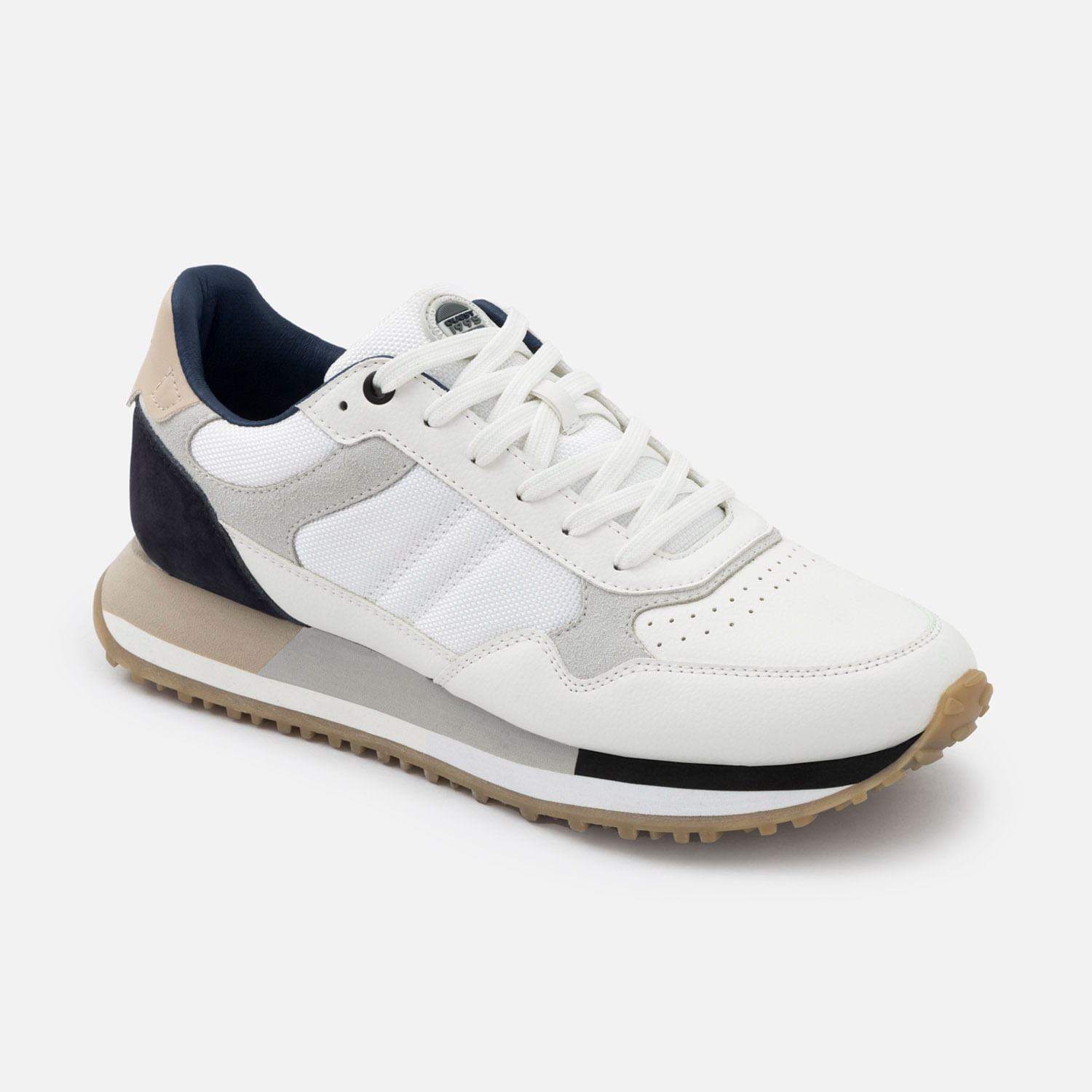 Zapatos Casual Color Blanco Blanco Para Hombre