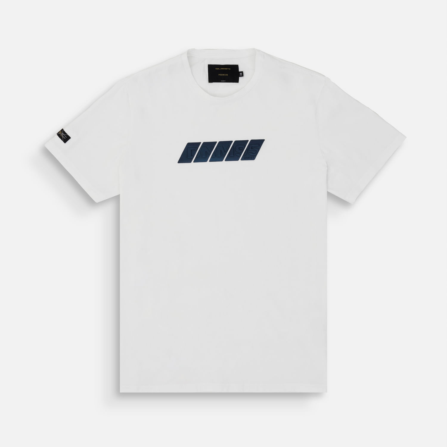 Camiseta Premium Manga Corta Color Blanco Blanco Para Hombre