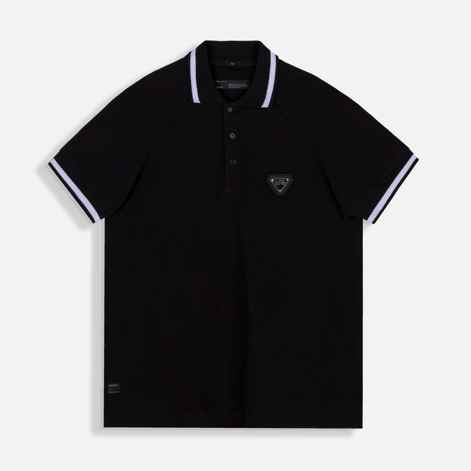Polo Manga Corta Color Negro Para Hombre