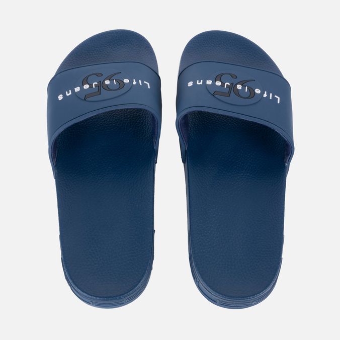Sandalias Tipo Pala Color Azul Oscuro Para Hombre