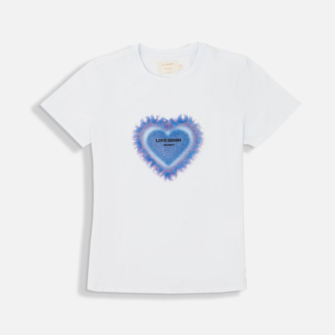 Camiseta Premium Manga Corta Color Blanco Blanco Para Mujer