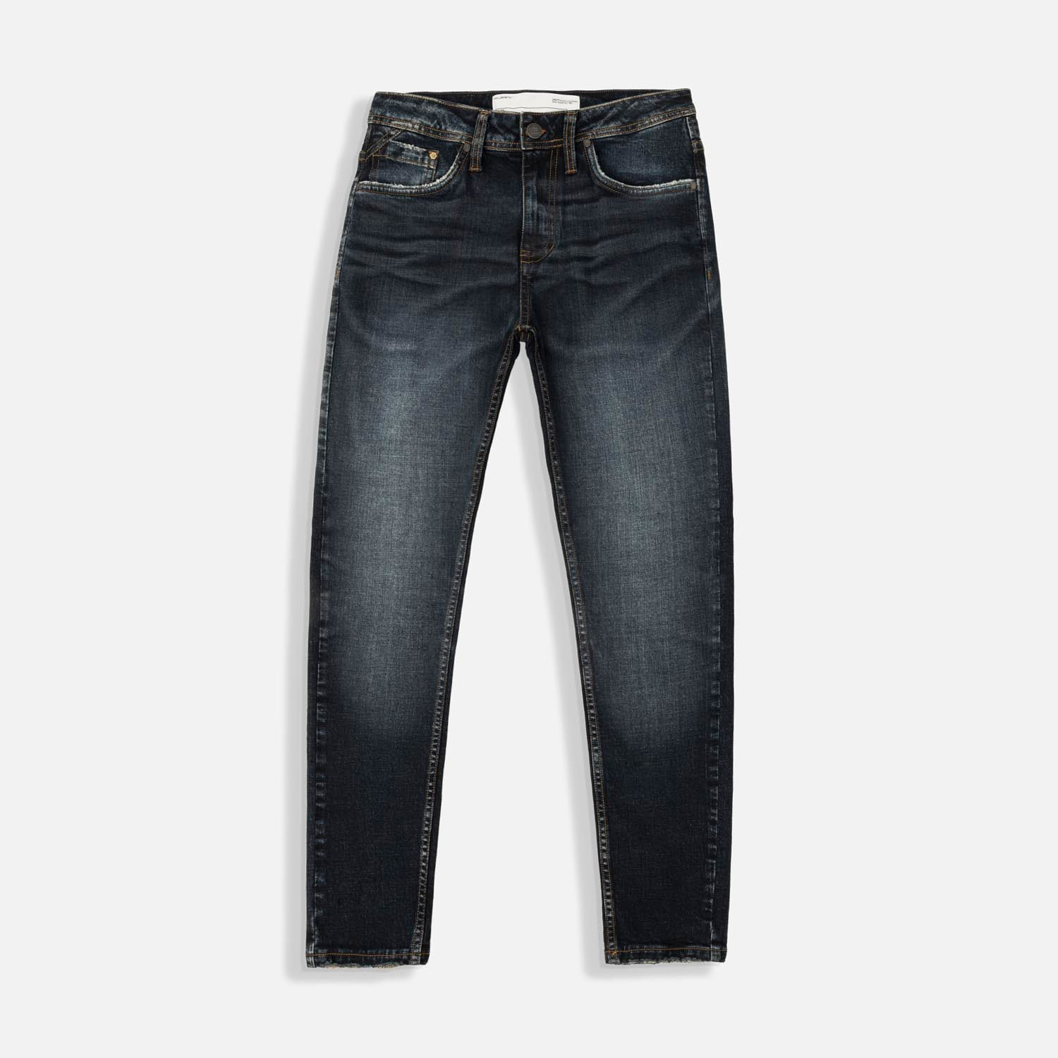 Jean Skinny Color Azul Oscuro Para Hombre