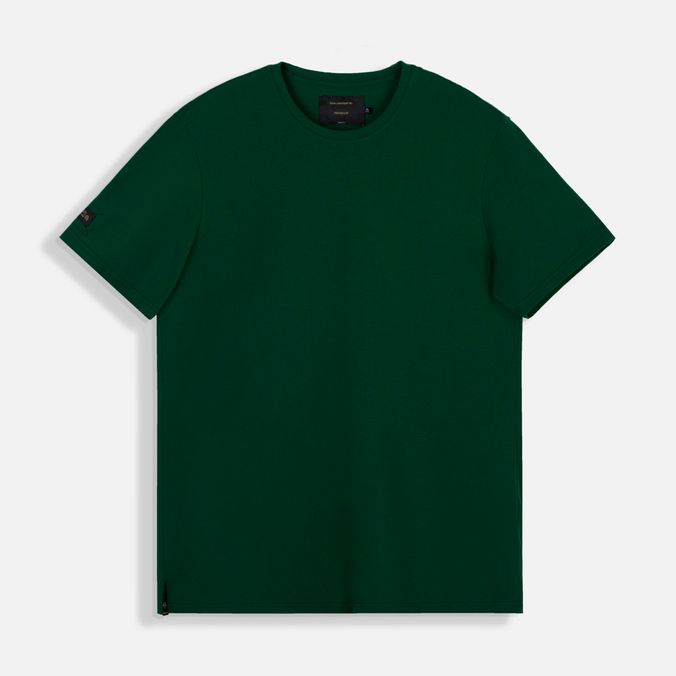 Camiseta Premium Manga Corta Color Verde Para Hombre