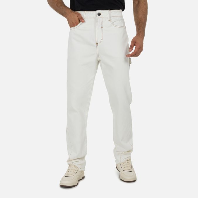 Jean Regular Color Ivory Para Hombre