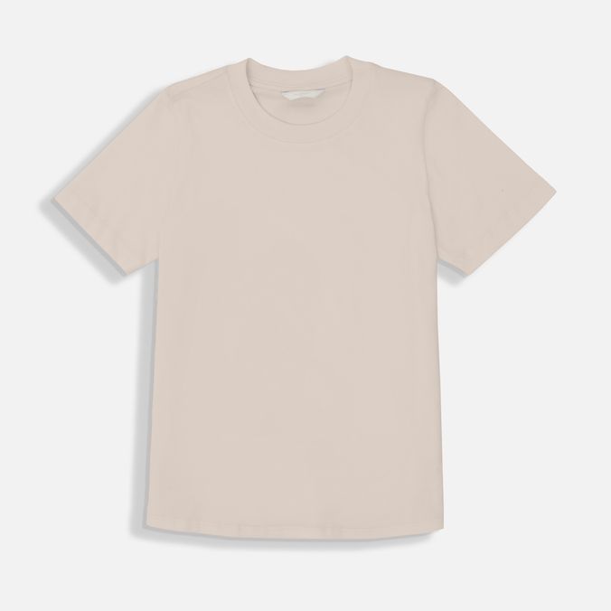 Camiseta Manga Corta Color Arena Para Mujer