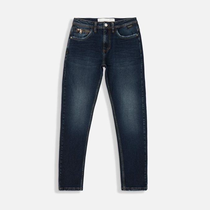 Jean Slim Color Azul Industry Para Hombre