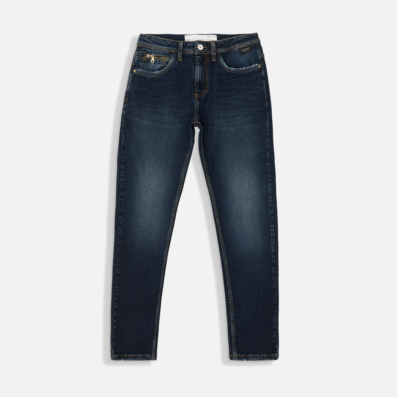 Jean Slim Color Azul Industry Para Hombre