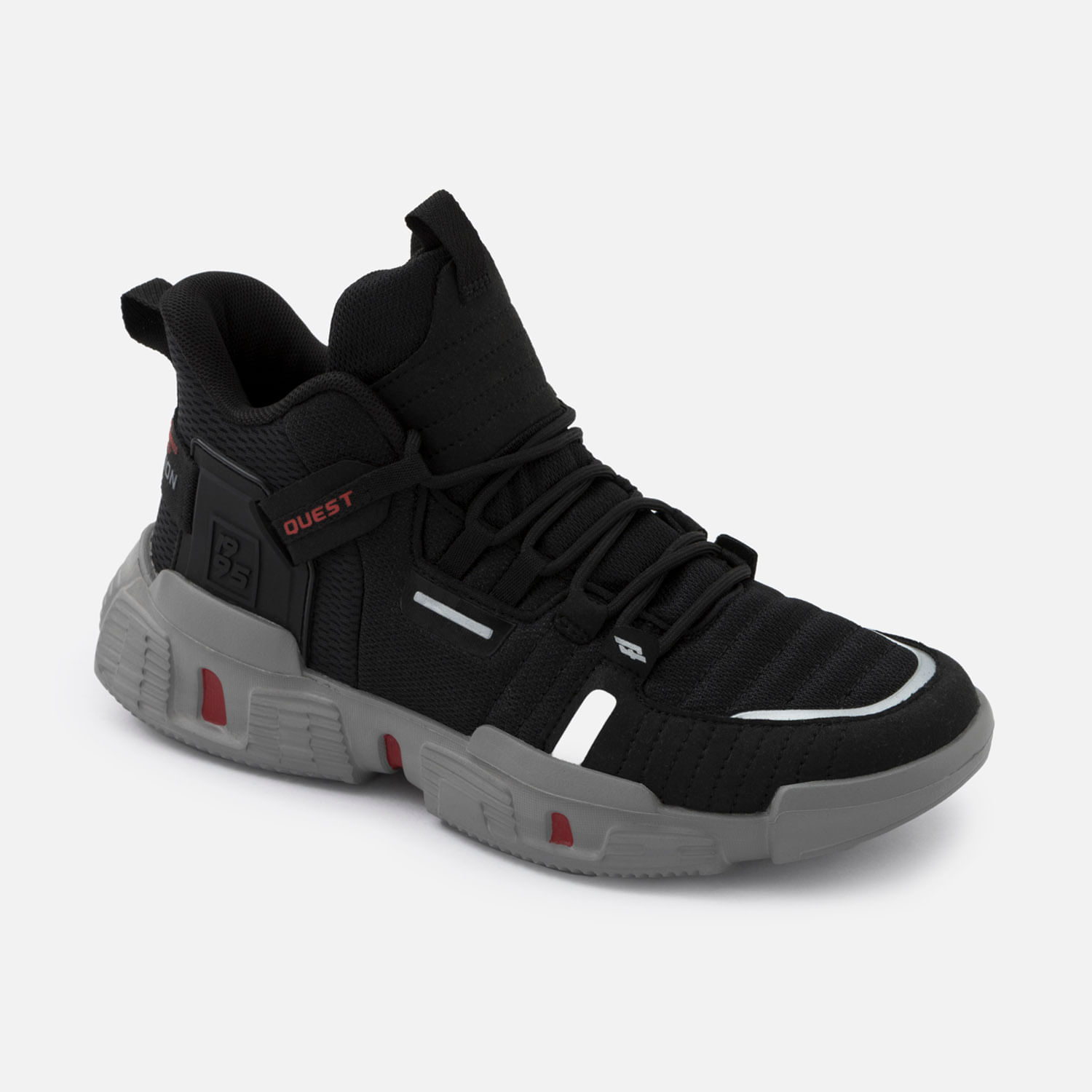 Zapatos Botas Color Negro Para Hombre