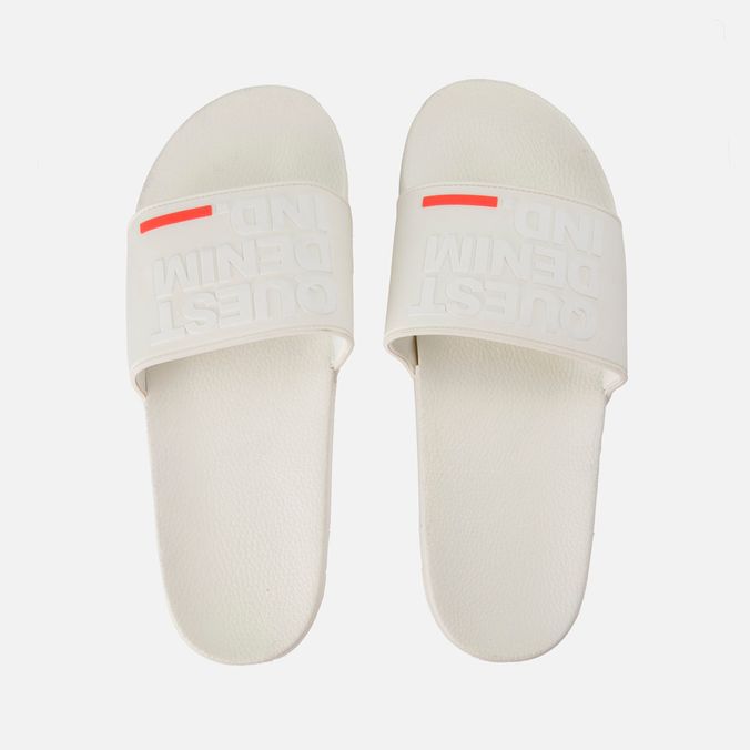 Sandalias Tipo Pala Color Blanco Para Hombre