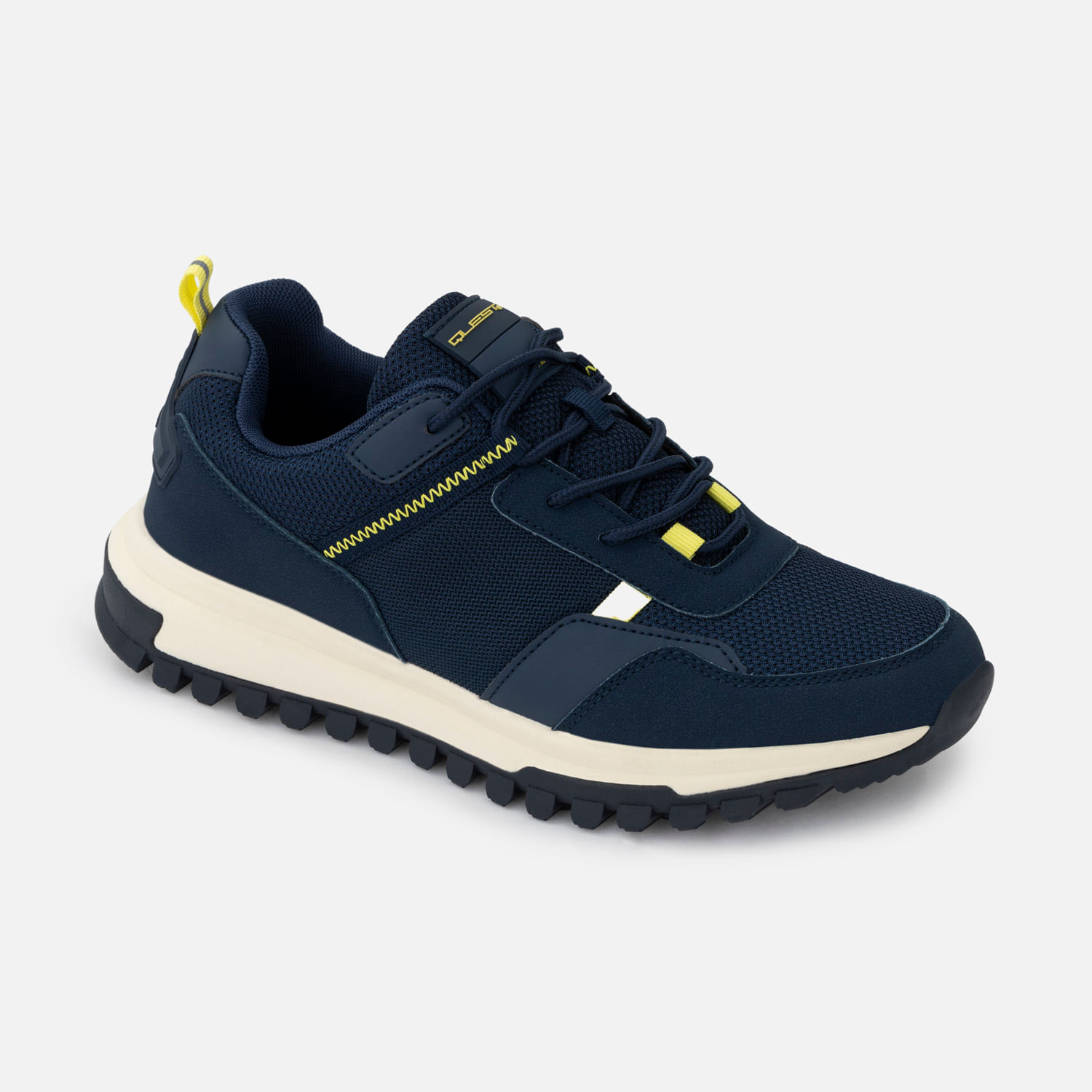 Zapatos Casual Formal Color Azul Oscuro Para Hombre
