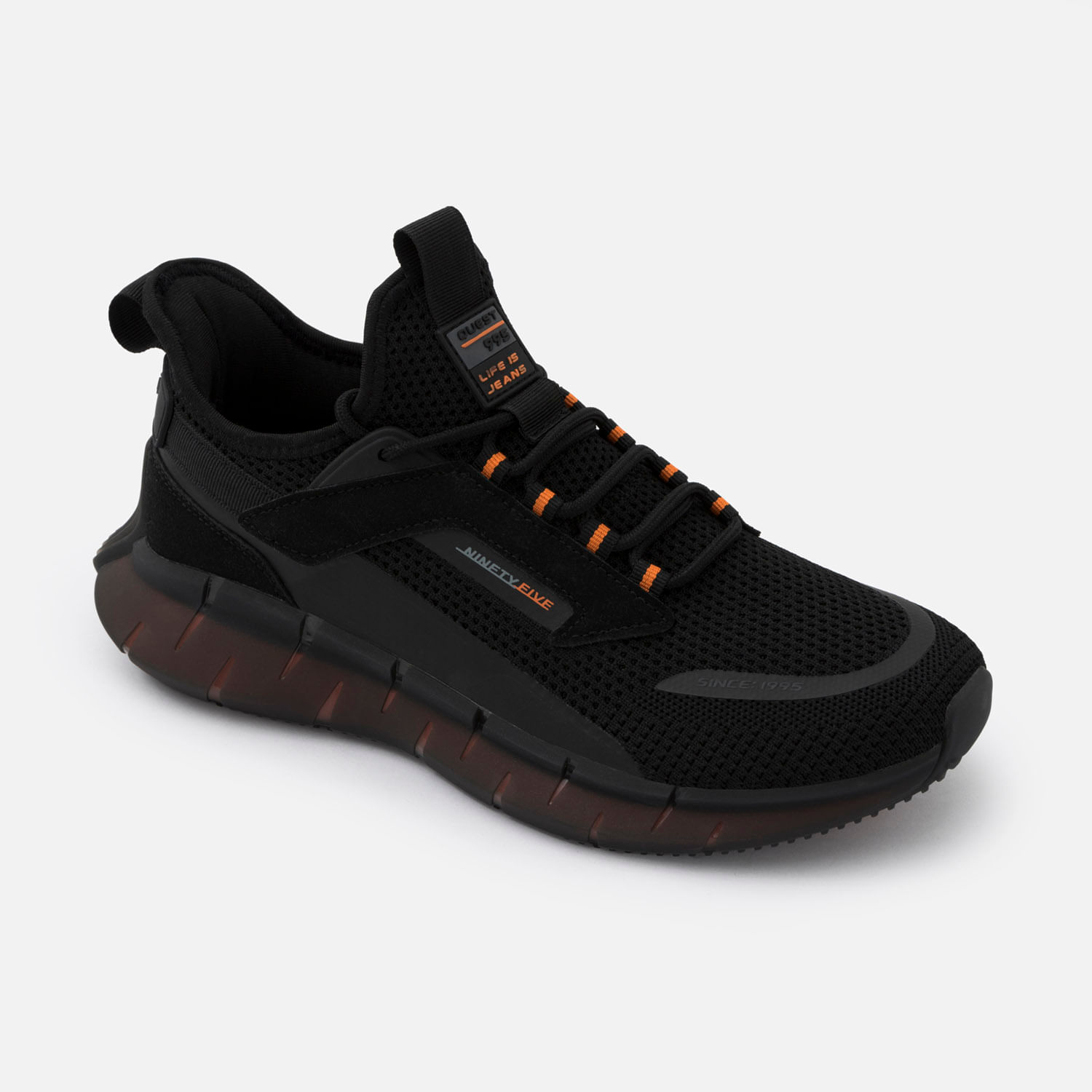 Zapatos Deportivo Color Negro Para Hombre