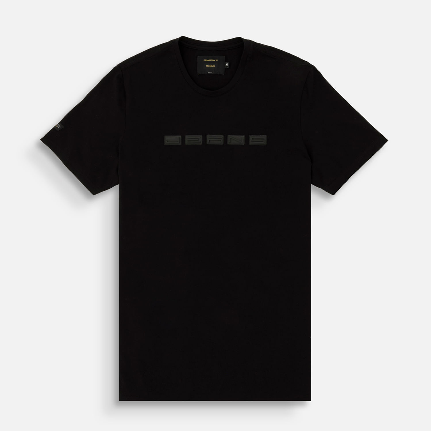 Camiseta Premium Manga Corta Color Negro Para Hombre