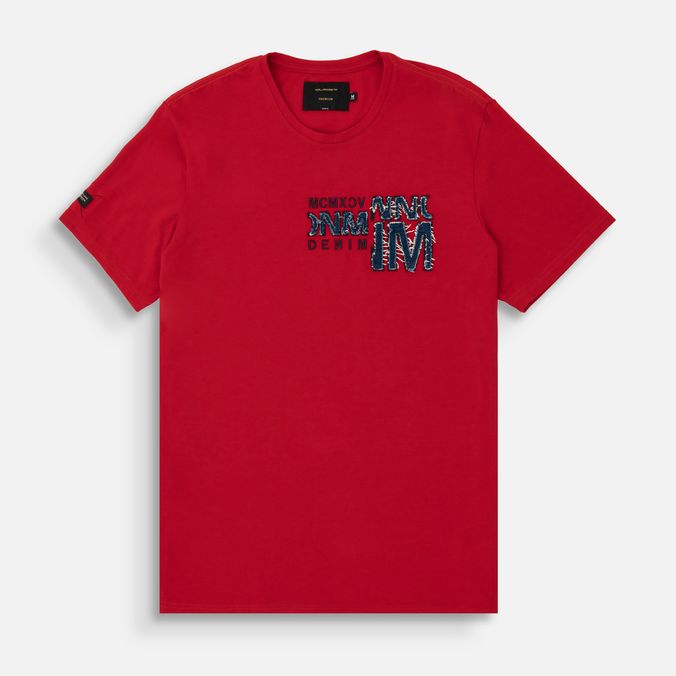 Camiseta Premium Manga Corta Color Rojo Para Hombre