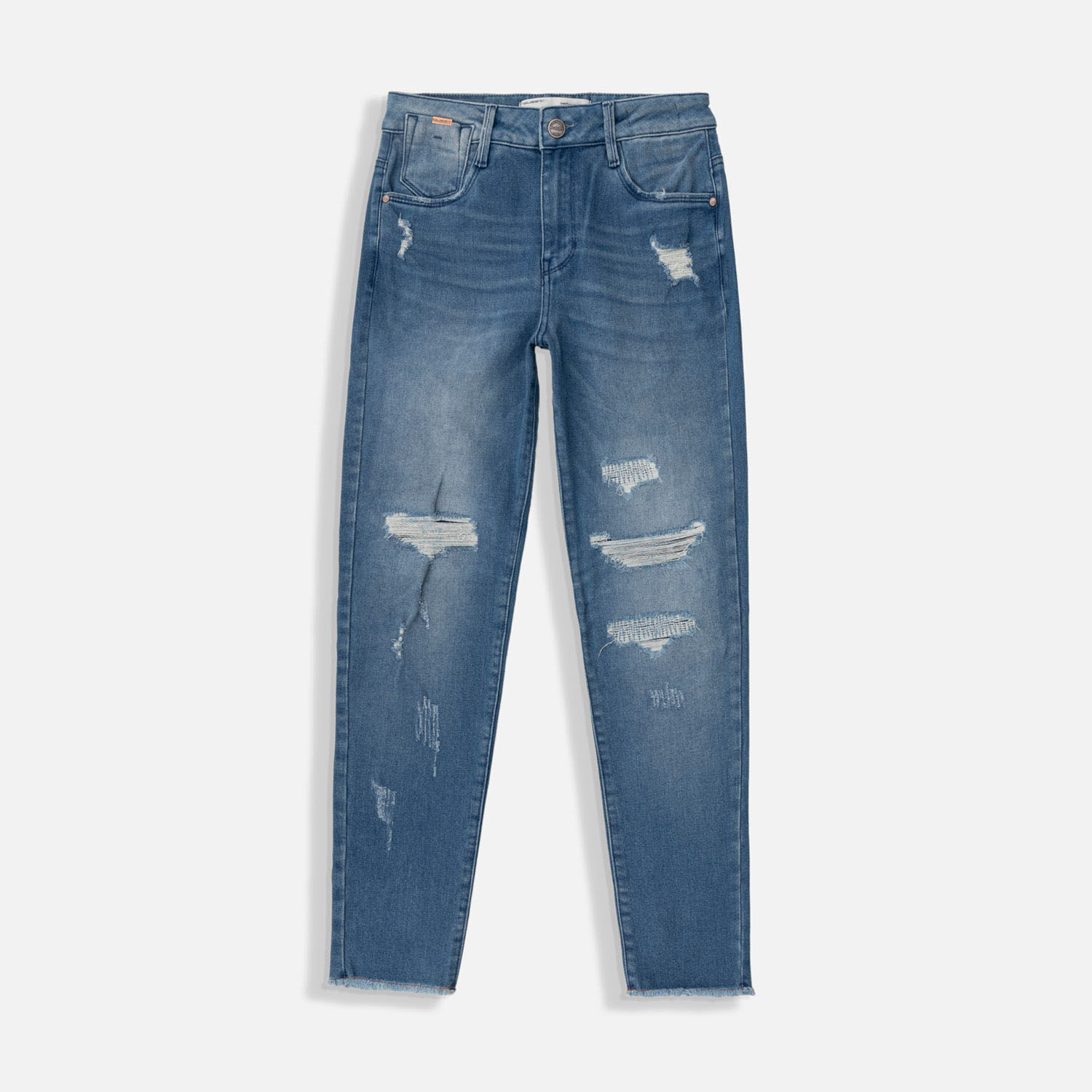 Jean Skinny Color Azul Claro Para Mujer