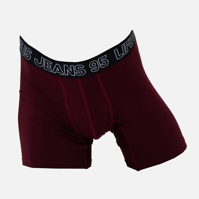 Ropa Interior Boxer Color Vino Tinto Para Hombre