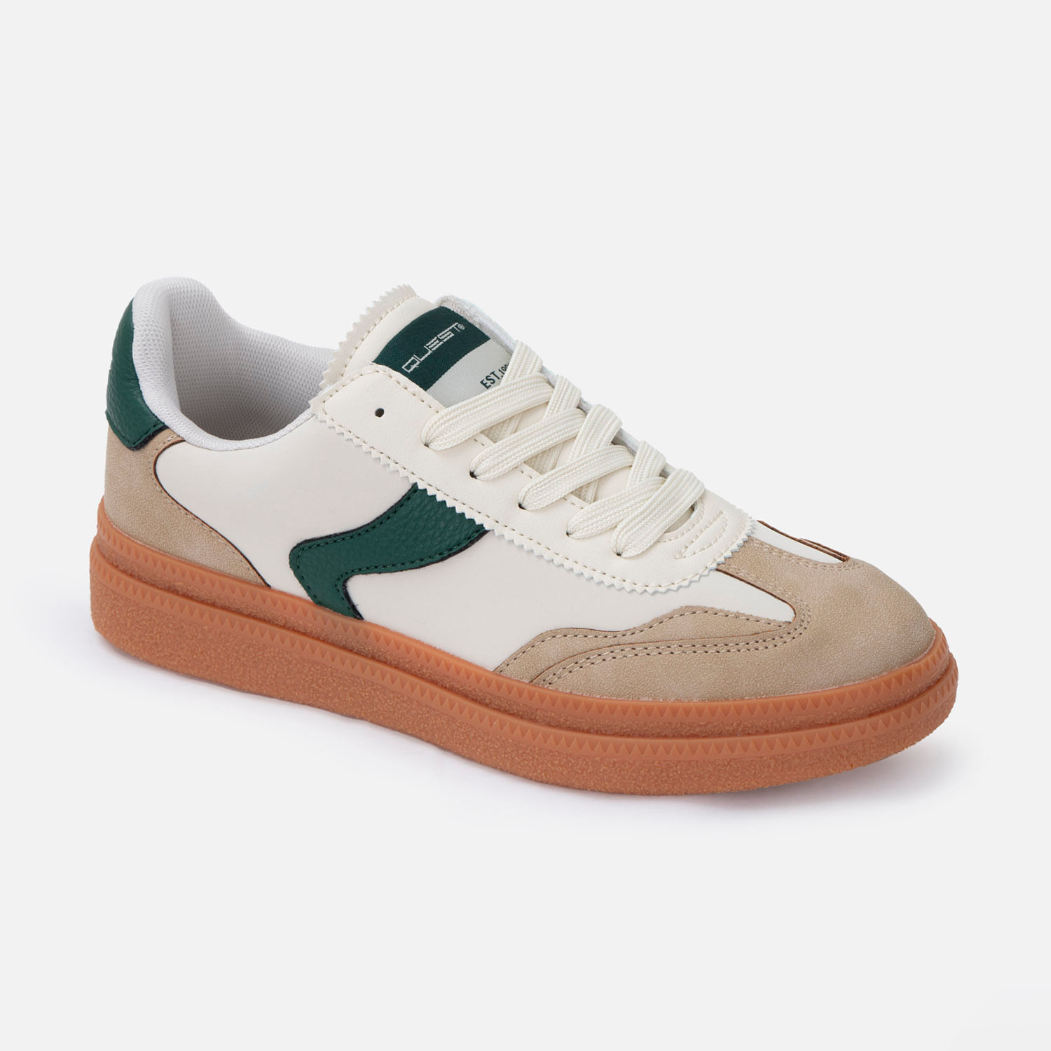 Zapatos Tenis Color Beige Para Mujer