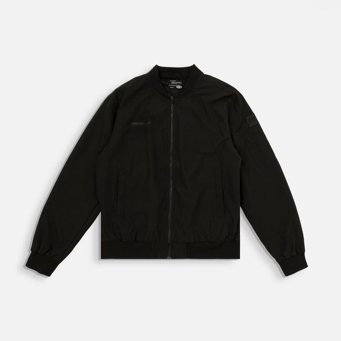 Chaqueta Bomber Color Negro Para Hombre