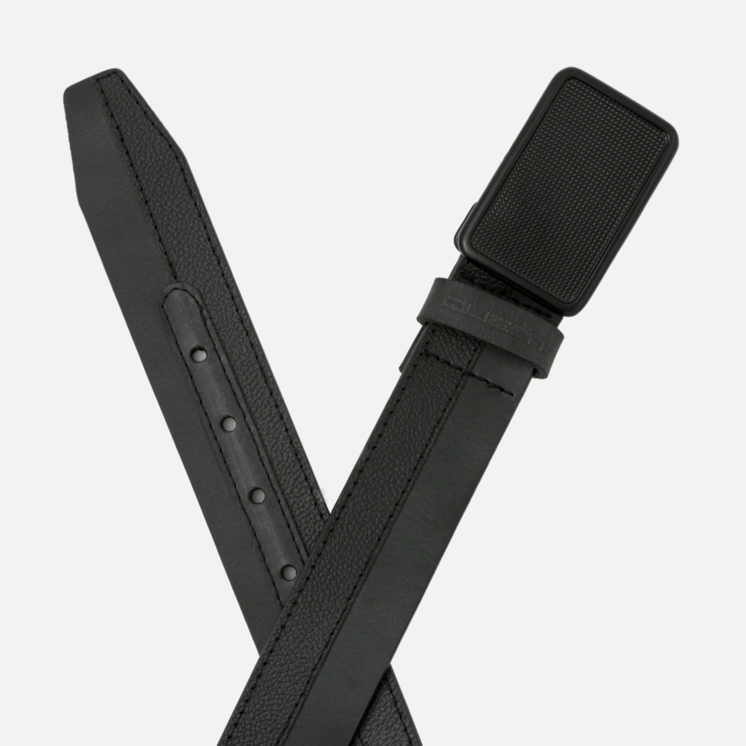 Correa Cuero Color Negro Para Hombre