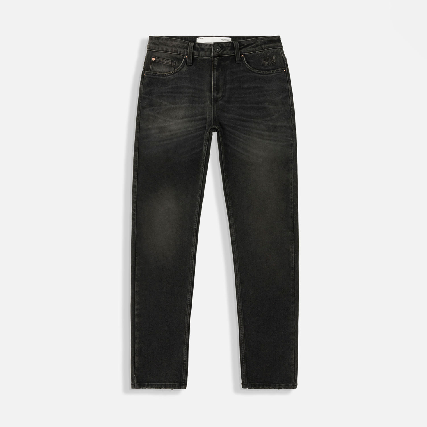 Jean Slim Color Negro Para Hombre