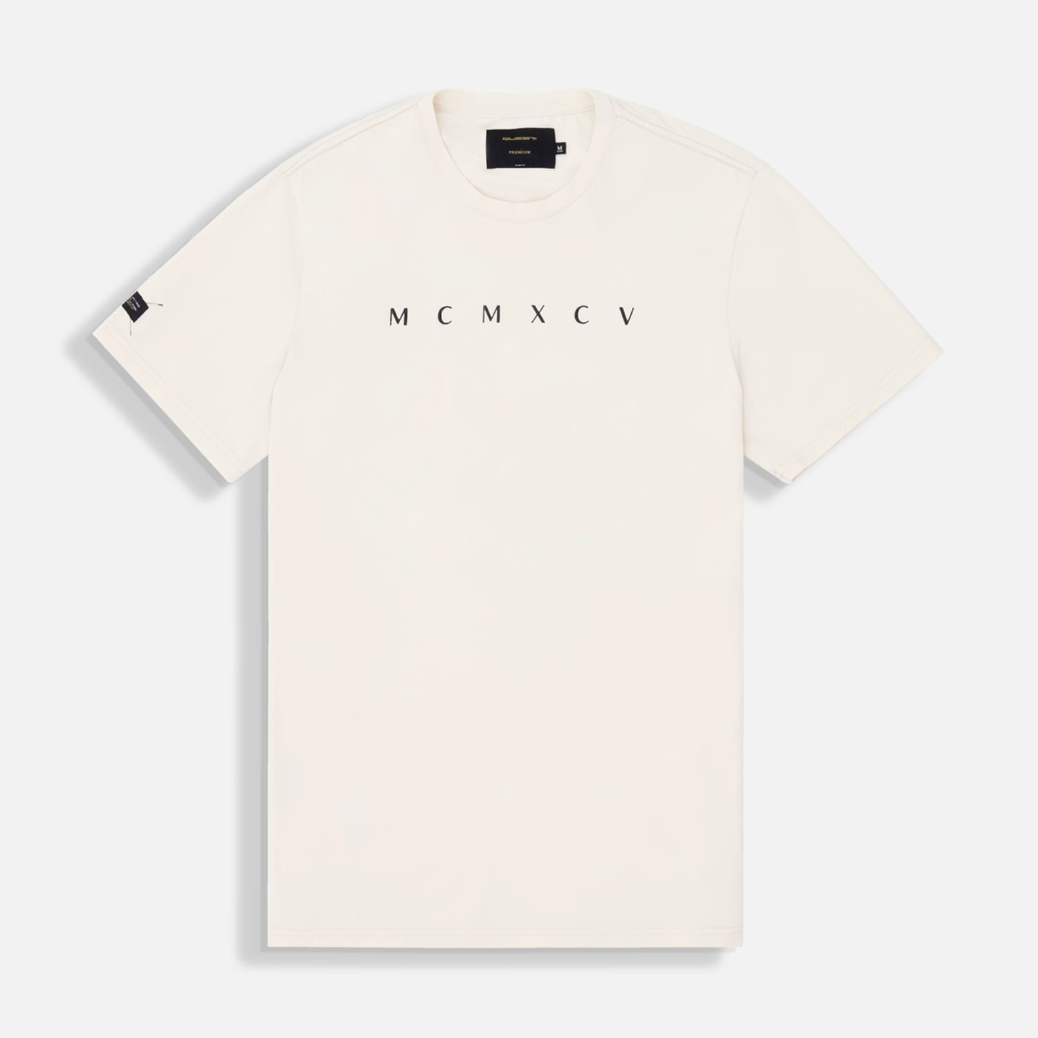Camiseta Premium Manga Corta Color Whitecap Gray Para Hombre